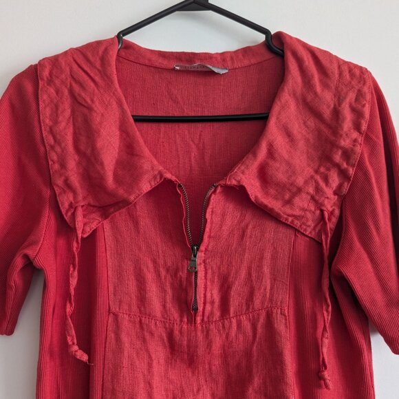 Pistache linen dress - Picture 3 of 6